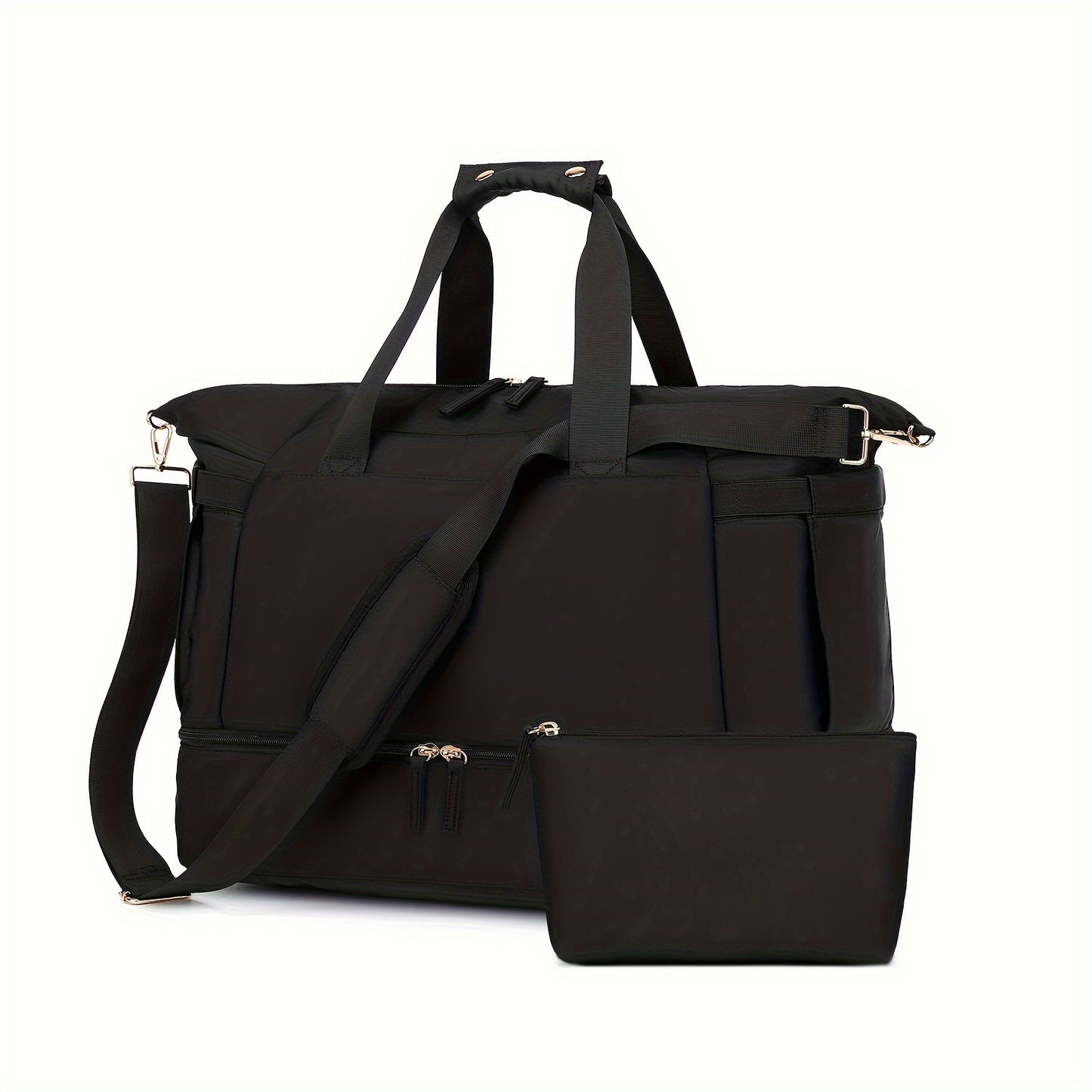 Women's Travel Duffel Bag, Sports Gym Yoga Duffel Bag Weekender Overnight Totes Bag