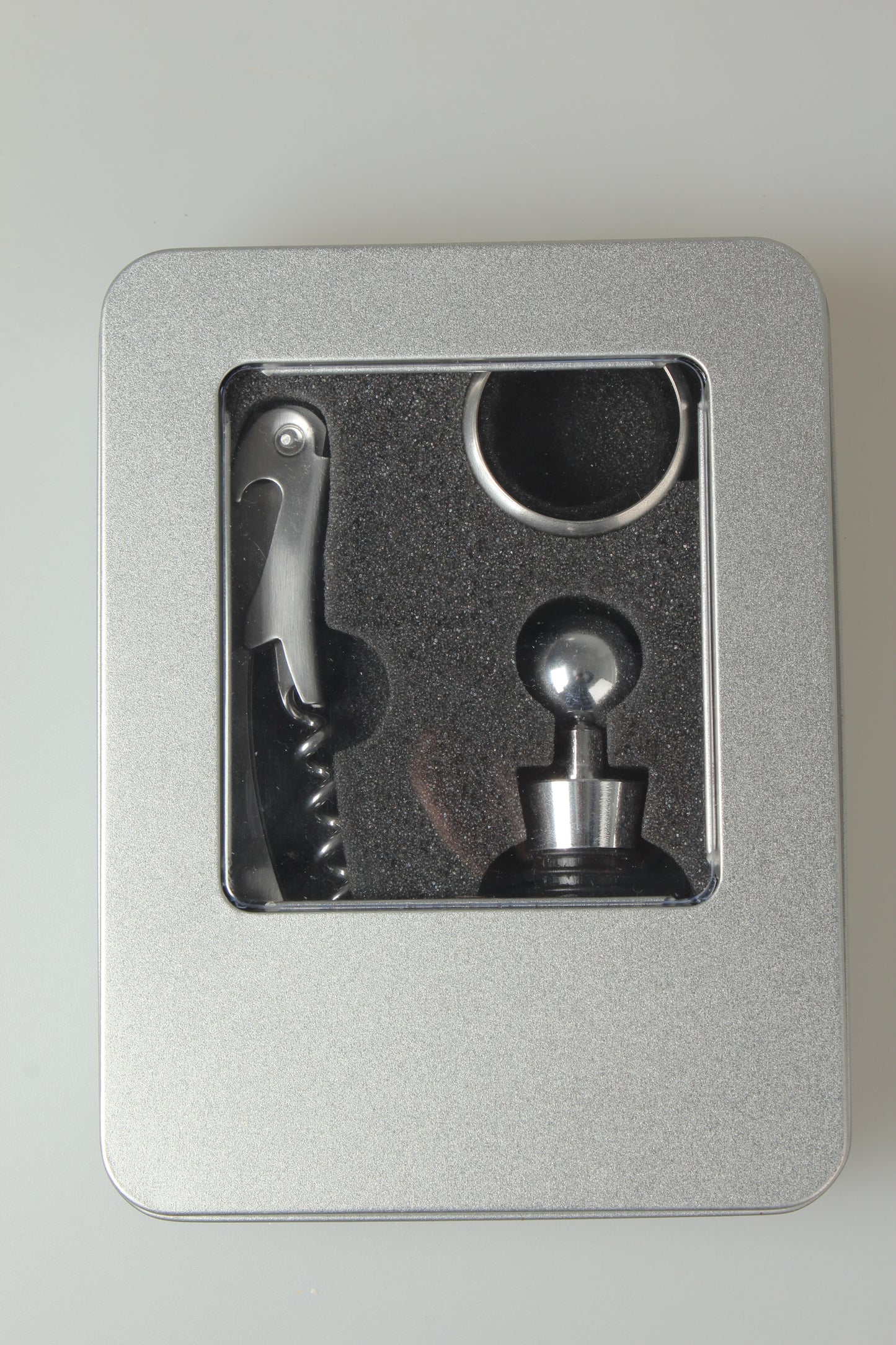 3Pcs Corkscrew Bottle Opener Set Tool Foil Cutter Drip Collar Protector Cork Stopper Wine Bottle Cap Opener