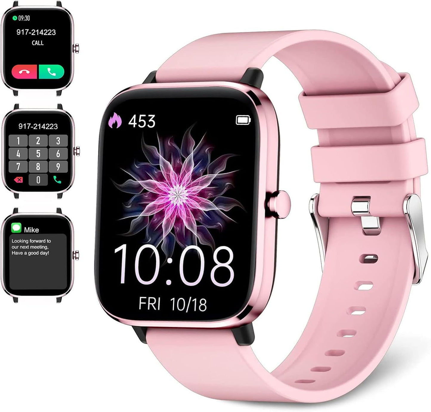 New Smartwatches Featuring Message Alerts, Call Answering, Health Monitoring, Activity Tracking, Notification Reminders, And Fitness Functions.