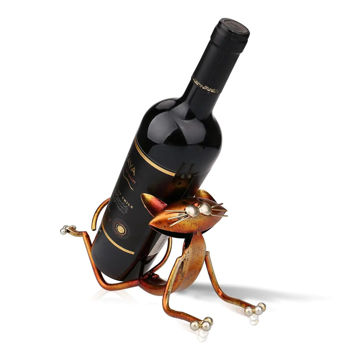Chic Yoga Cat Wine Holder