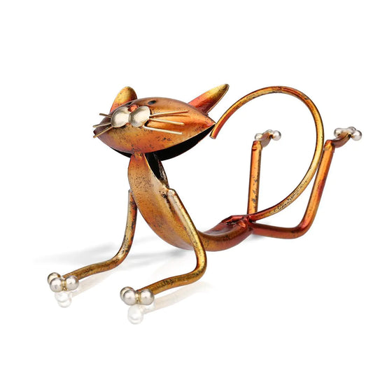 Chic Yoga Cat Wine Holder